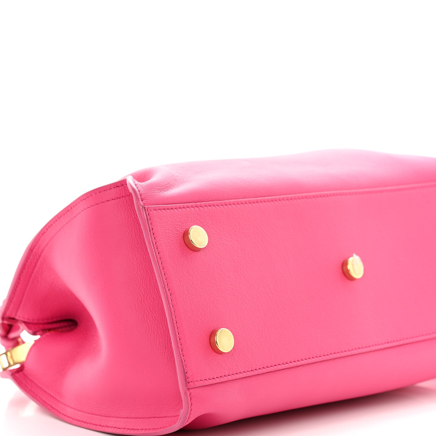 Saint Laurent Calfskin Baby Monogram Cabas Fuchsia 8 of 12