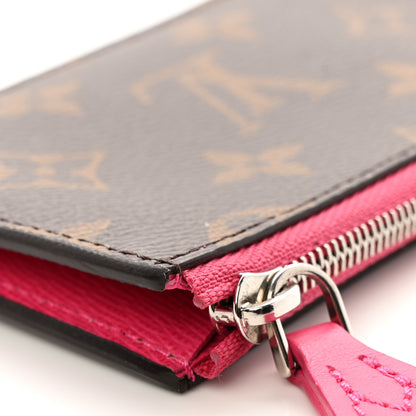 Louis Vuitton Monogram Zipped Romy Card Holder Frozen Orchid 7 of 7
