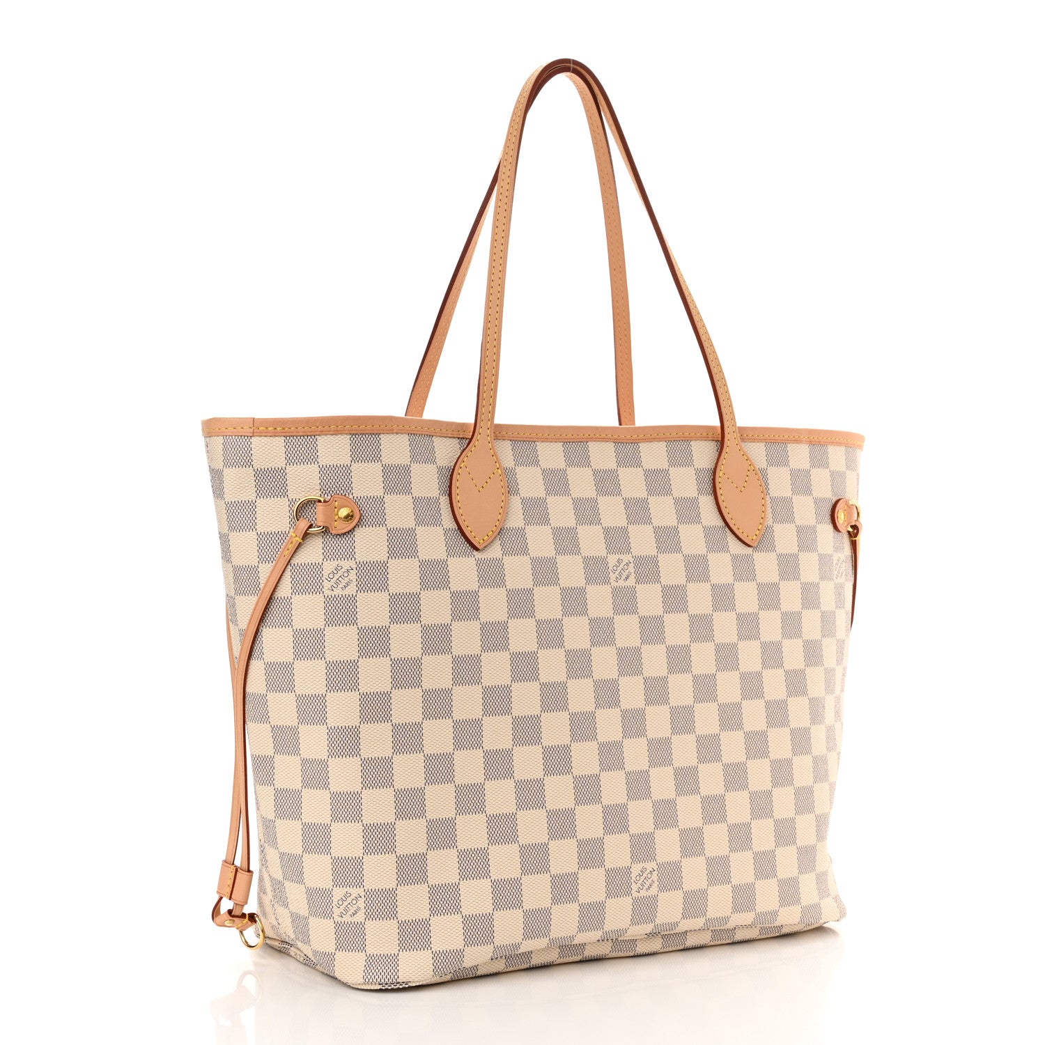 Louis Vuitton Damier Azur Neo Neverfull MM Rose Ballerine 3 of 10