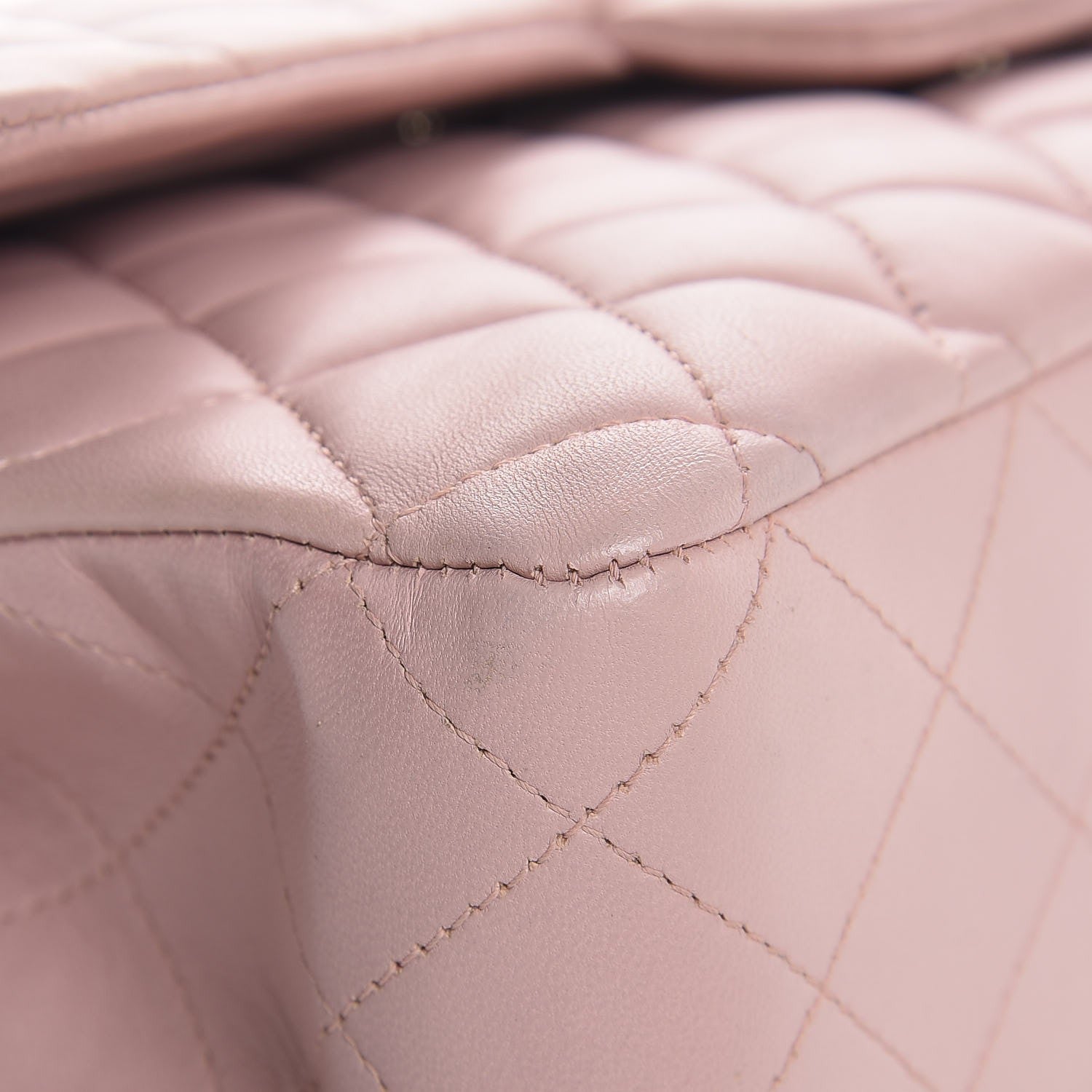 Chanel Lambskin Quilted Medium Double Flap Pink 14 of 17
