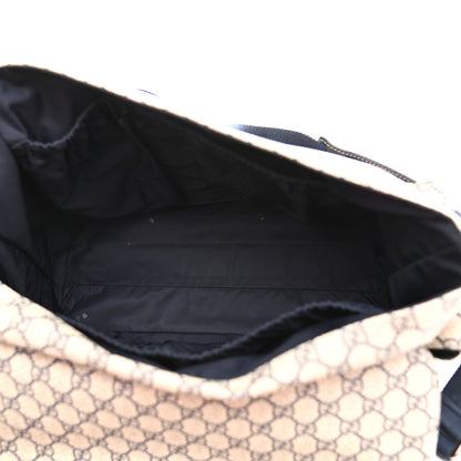 Gucci GG Plus Monogram Messenger Diaper Bag Navy 5 of 18