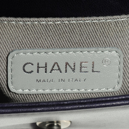 Chanel Velvet Mini Boy Flap Purple 8 of 9