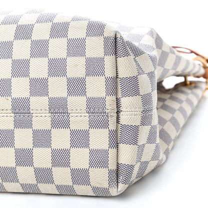 Louis Vuitton Damier Azur Graceful MM Rose Ballerine 7 of 11