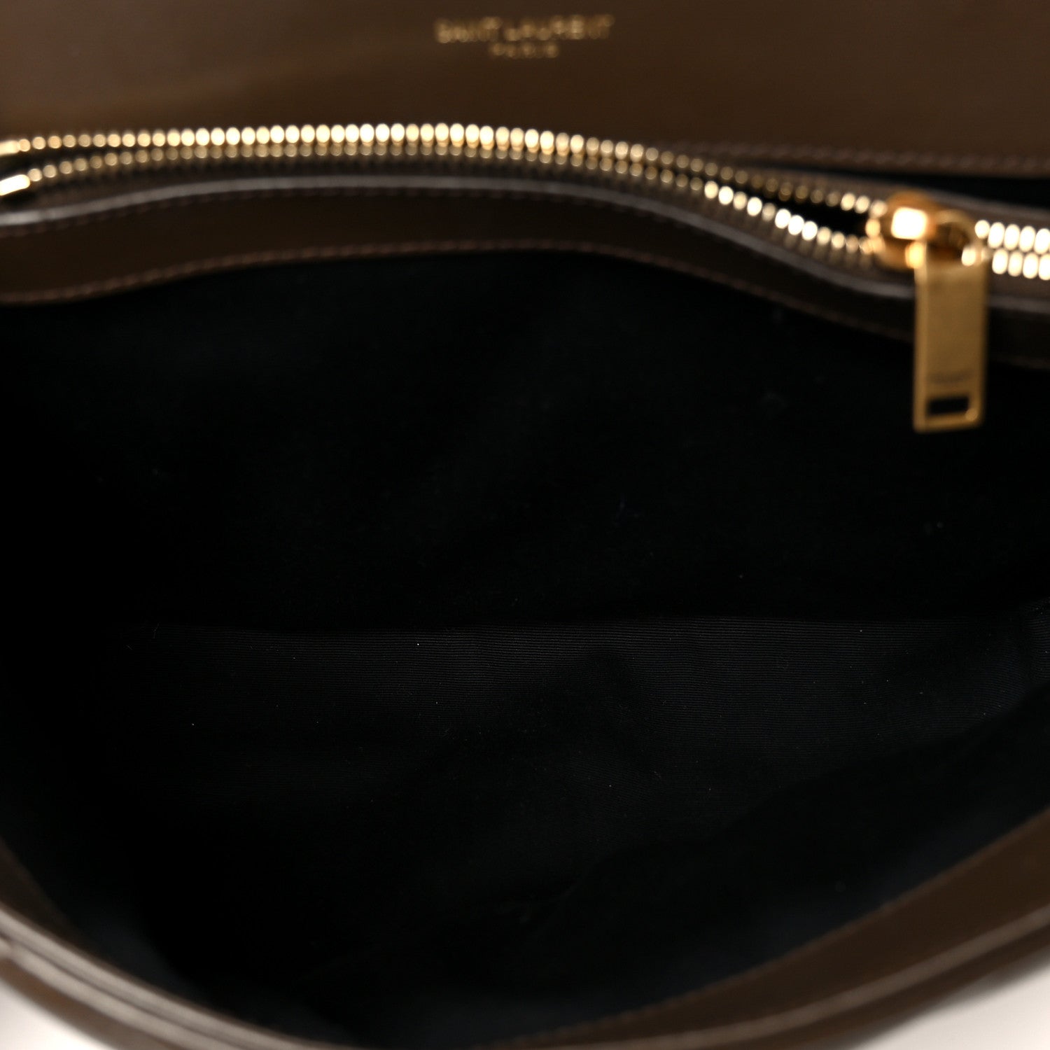 Saint Laurent Calfskin Y Quilted Monogram Medium Loulou Chain Satchel Soil Brown 5 of 11