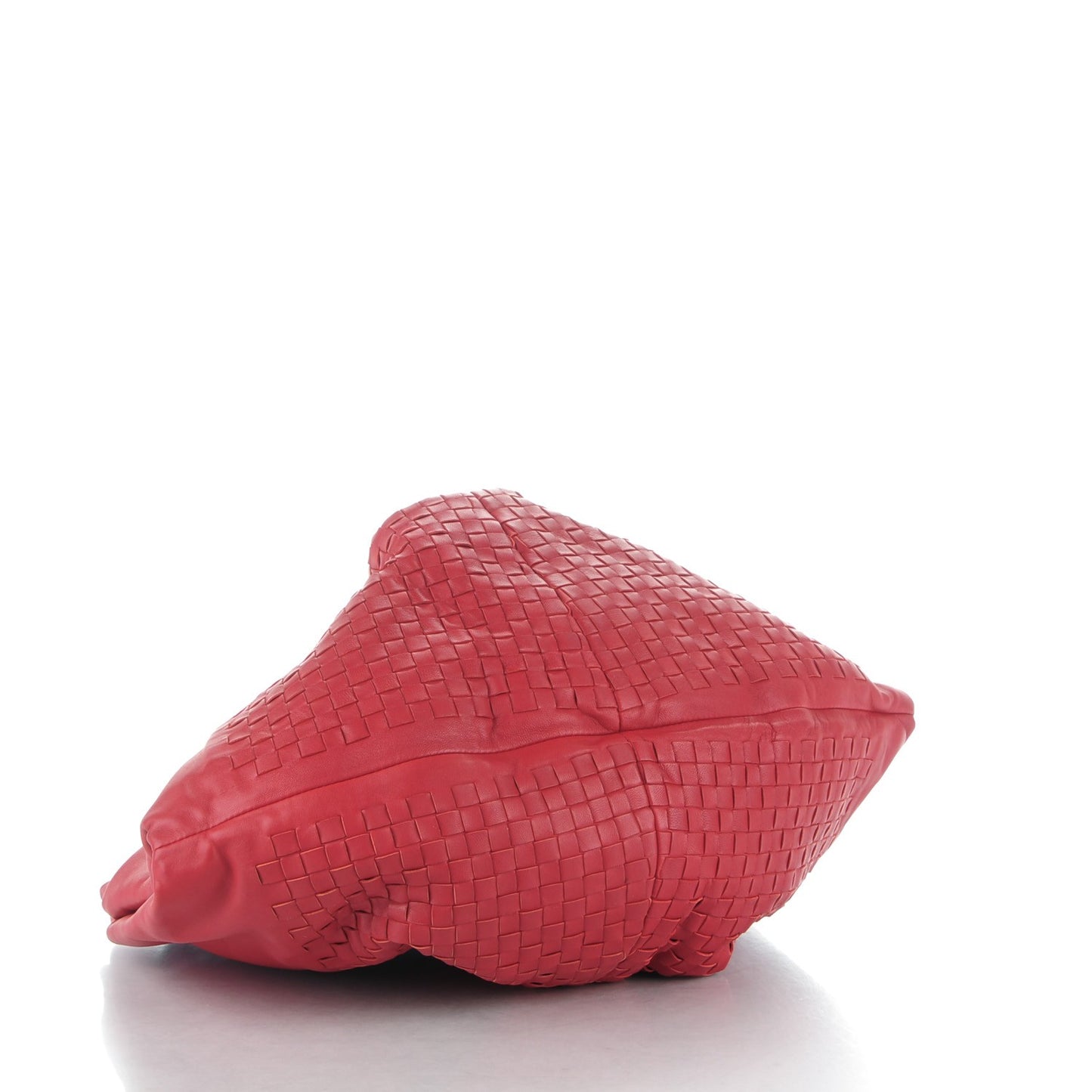 Nappa Intrecciato Aquilone Fortune Cookie Hobo Red