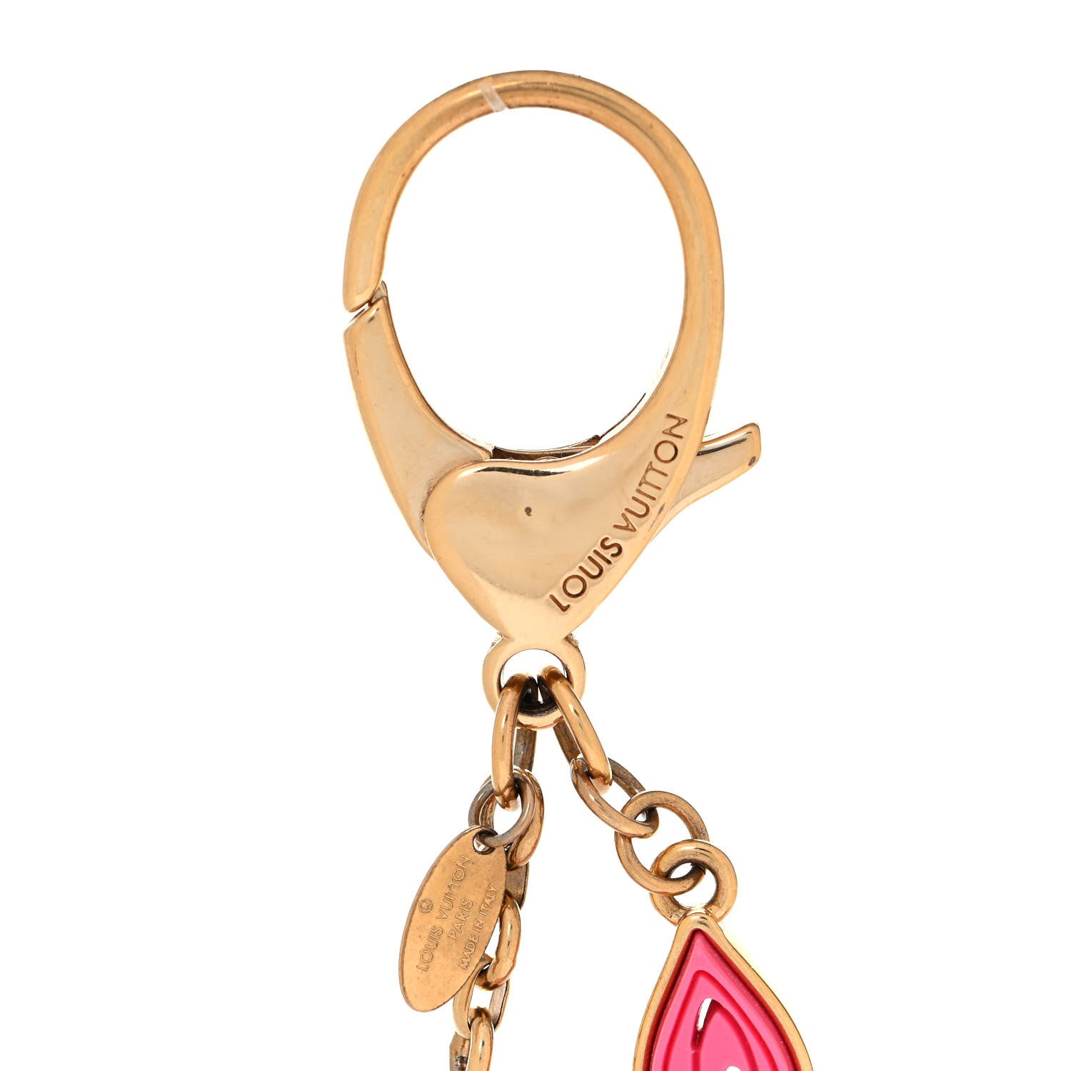 Louis Vuitton Resin Naif Bag Charm Pink 3 of 3