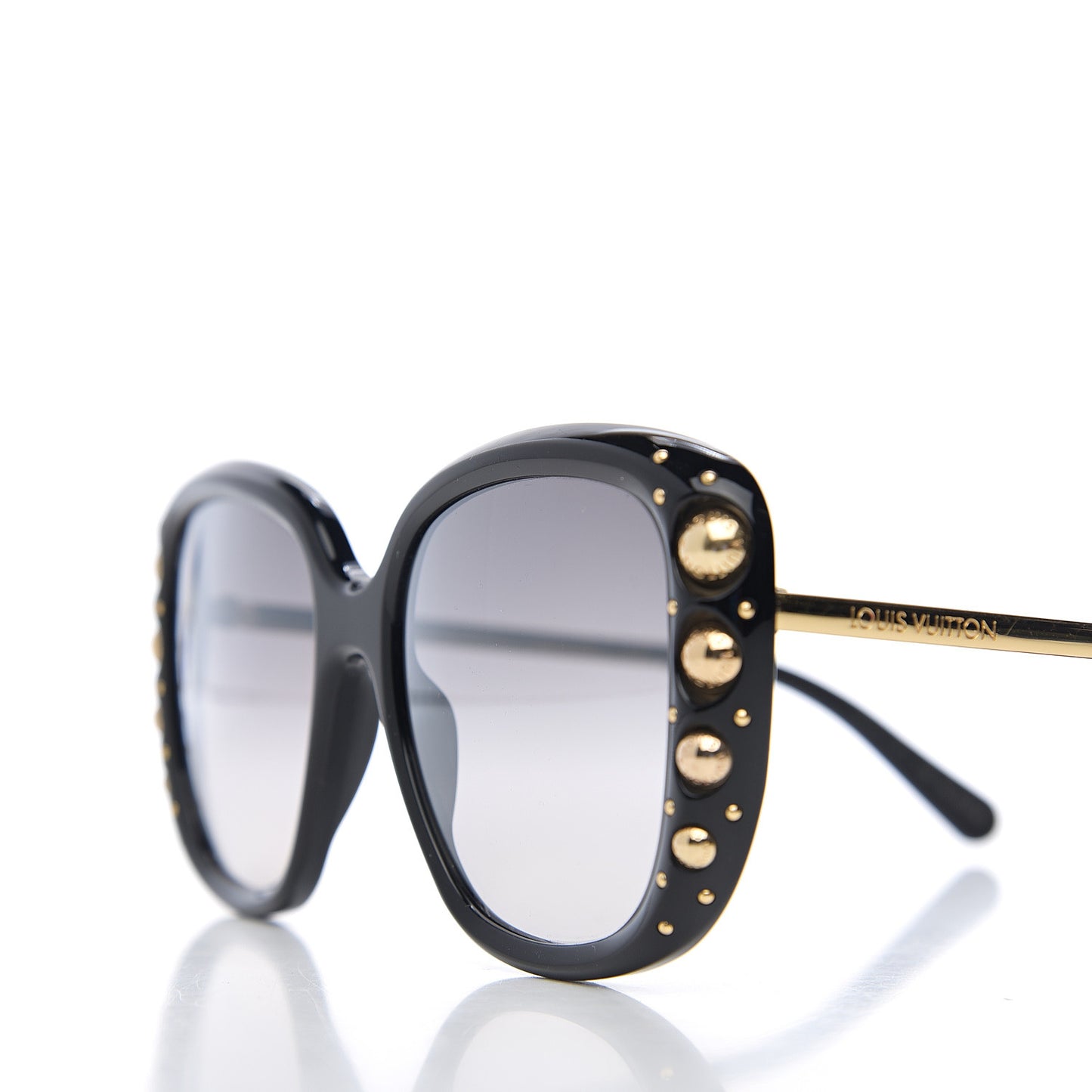 Oversized Studded Sunglasses Z1126W Black