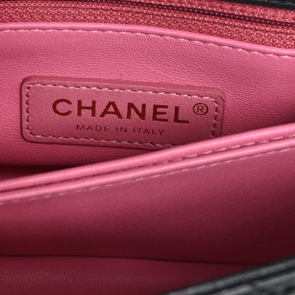 Chanel Goatskin Quilted Rainbow Extra Mini Coco Handle Flap Black 6 of 10