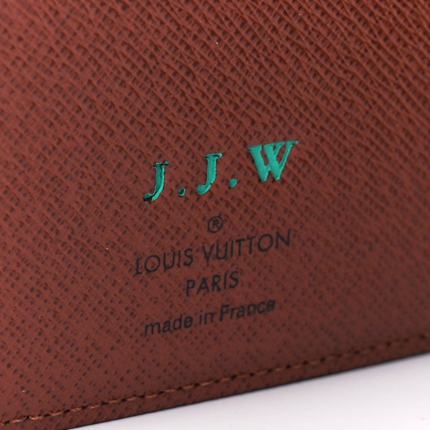 Monogram Desk Agenda Cover
