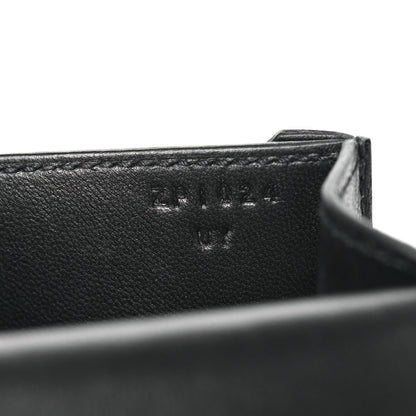 Hermes Chevre Mysore Mini Verrou Chaine Bag Black 7 of 12