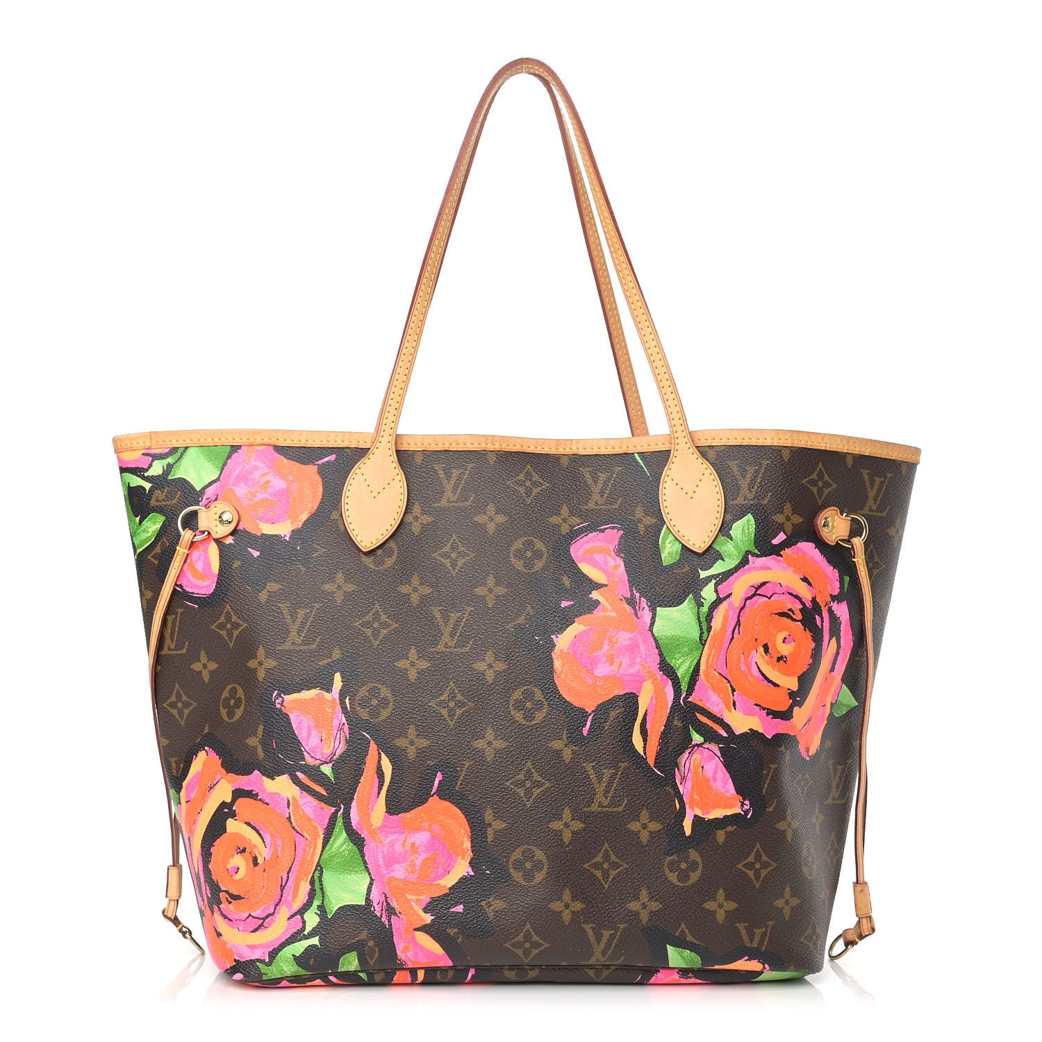 Louis Vuitton Monogram Roses Neverfull MM 1 of 11