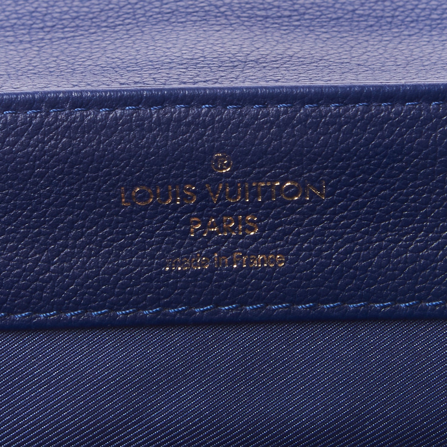 Louis Vuitton Calfskin Lockme PM Iris 7 of 7