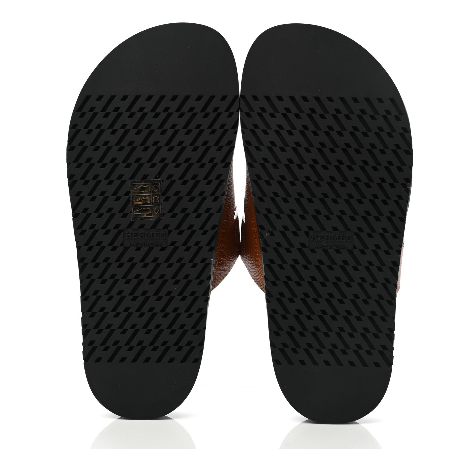 Hermes Epsom Womens Chypre Sandals 36.5 Natural 5 of 9