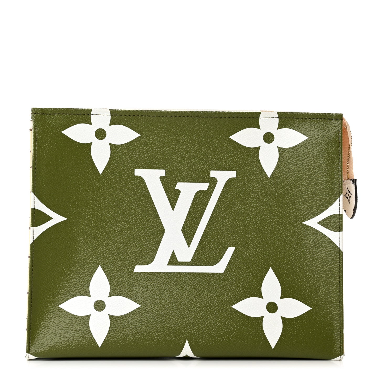 Monogram Giant Toiletry Pouch 26 Kaki