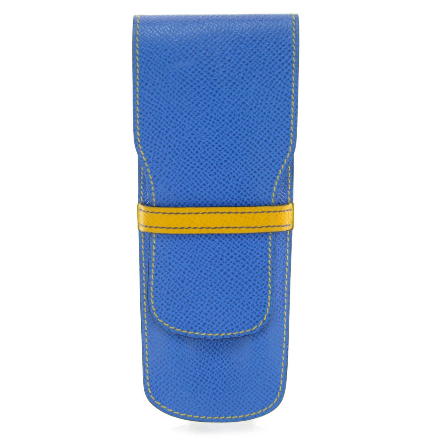 Courchevel Pen Case Bleu France and Jaune