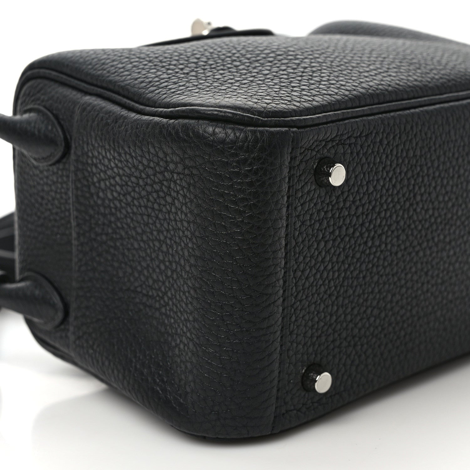 Hermes Taurillon Clemence Mini Lindy 20 Black 7 of 9