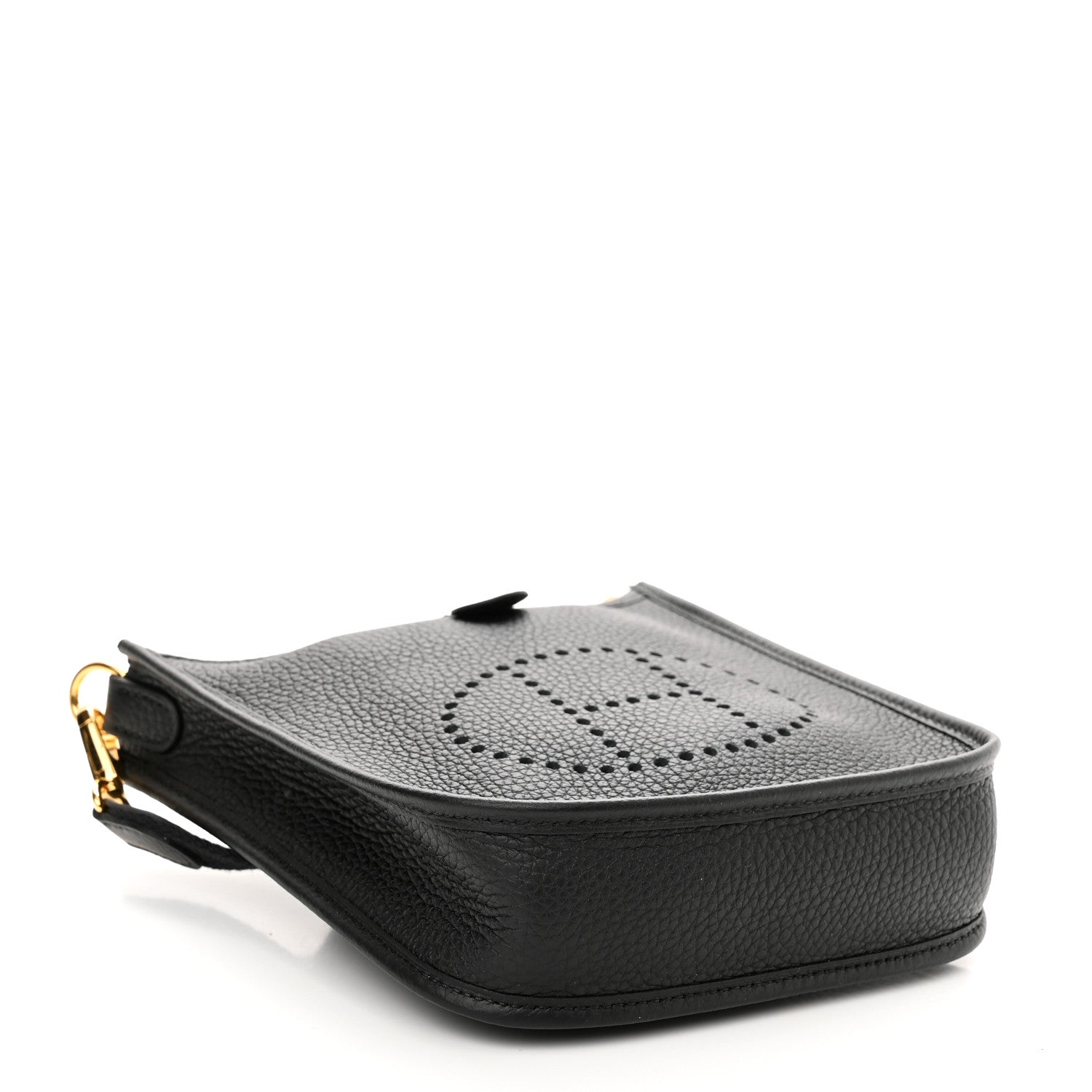 Hermes Taurillon Clemence Evelyne TPM Black 4 of 11