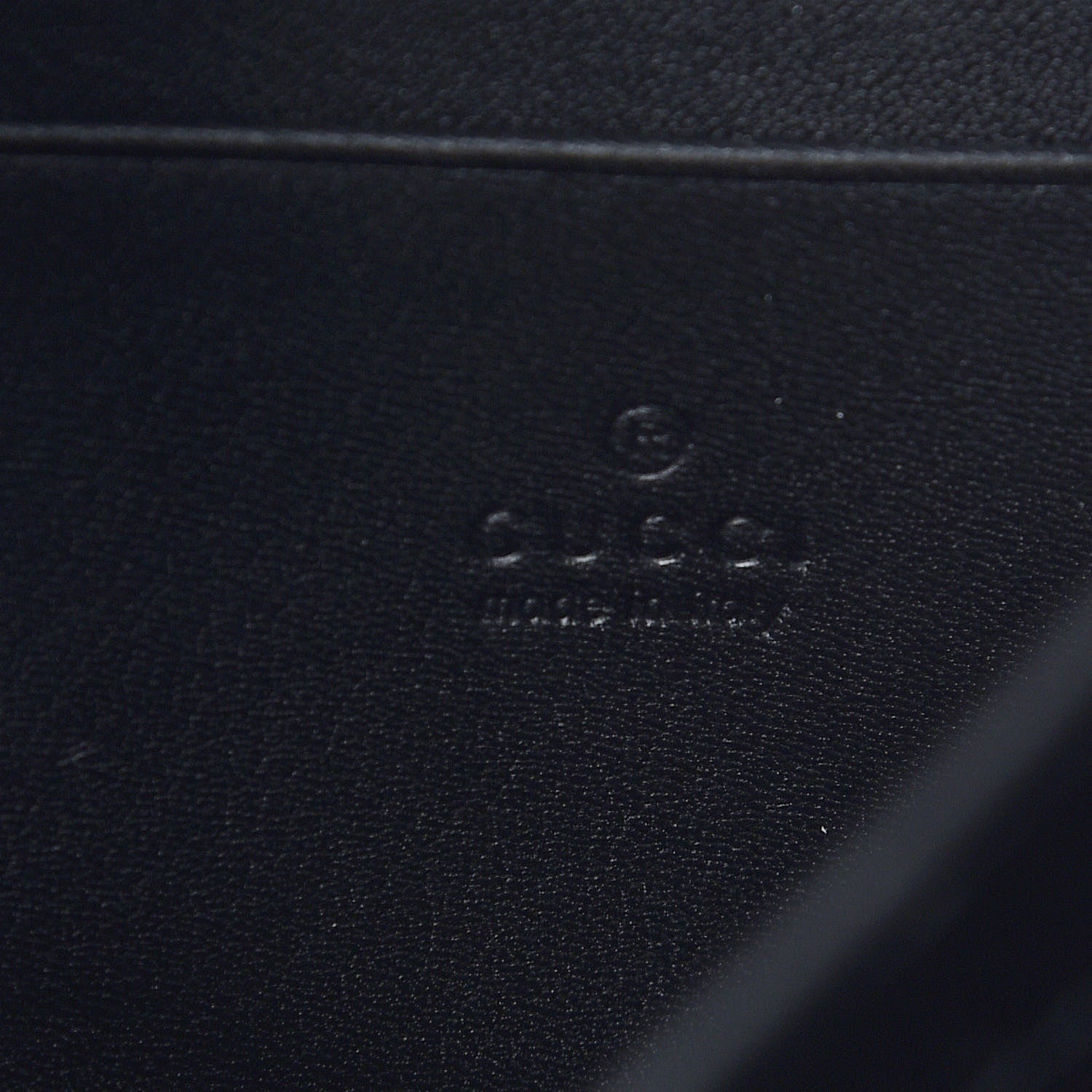 Gucci Velvet Matelasse GG Marmont Chain Wallet Black 5 of 10