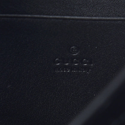 Gucci Velvet Matelasse GG Marmont Chain Wallet Black 5 of 10