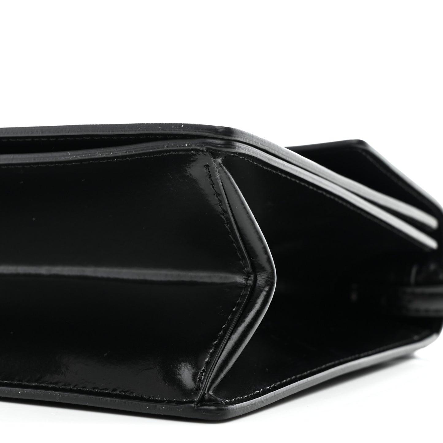 Calfskin Jitney 2.8 Not For Sale Top Handle Bag Black White