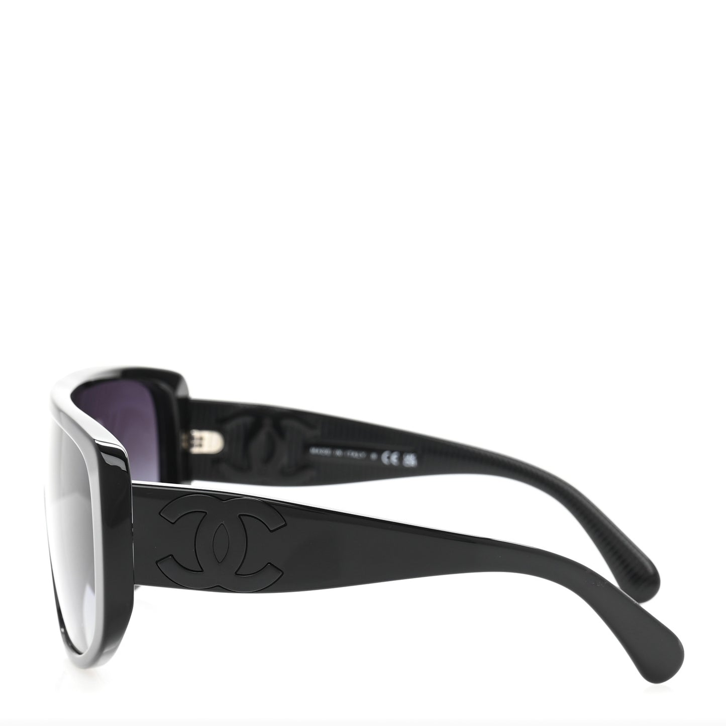 Acetate Shield Sunglasses 5495A Black