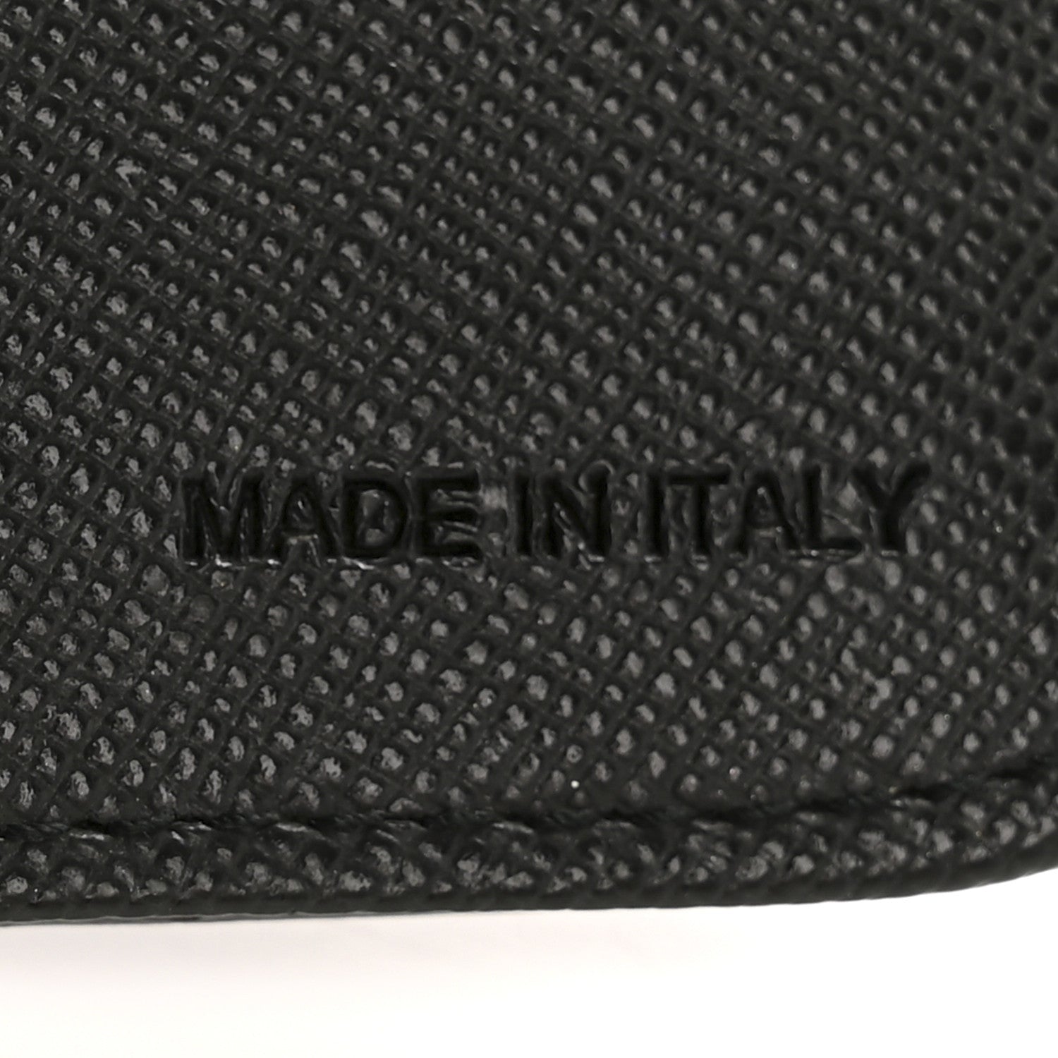 Prada Saffiano Bi-Fold Wallet Black 7 of 9