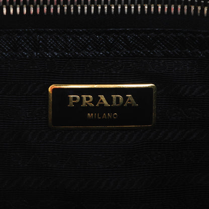 Prada Saffiano Lux Extra Large Galleria Double Zip Tote Black 6 of 10