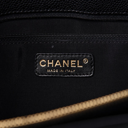 Chanel Caviar Quilted Grand Shopping Tote GST Black 6 of 10