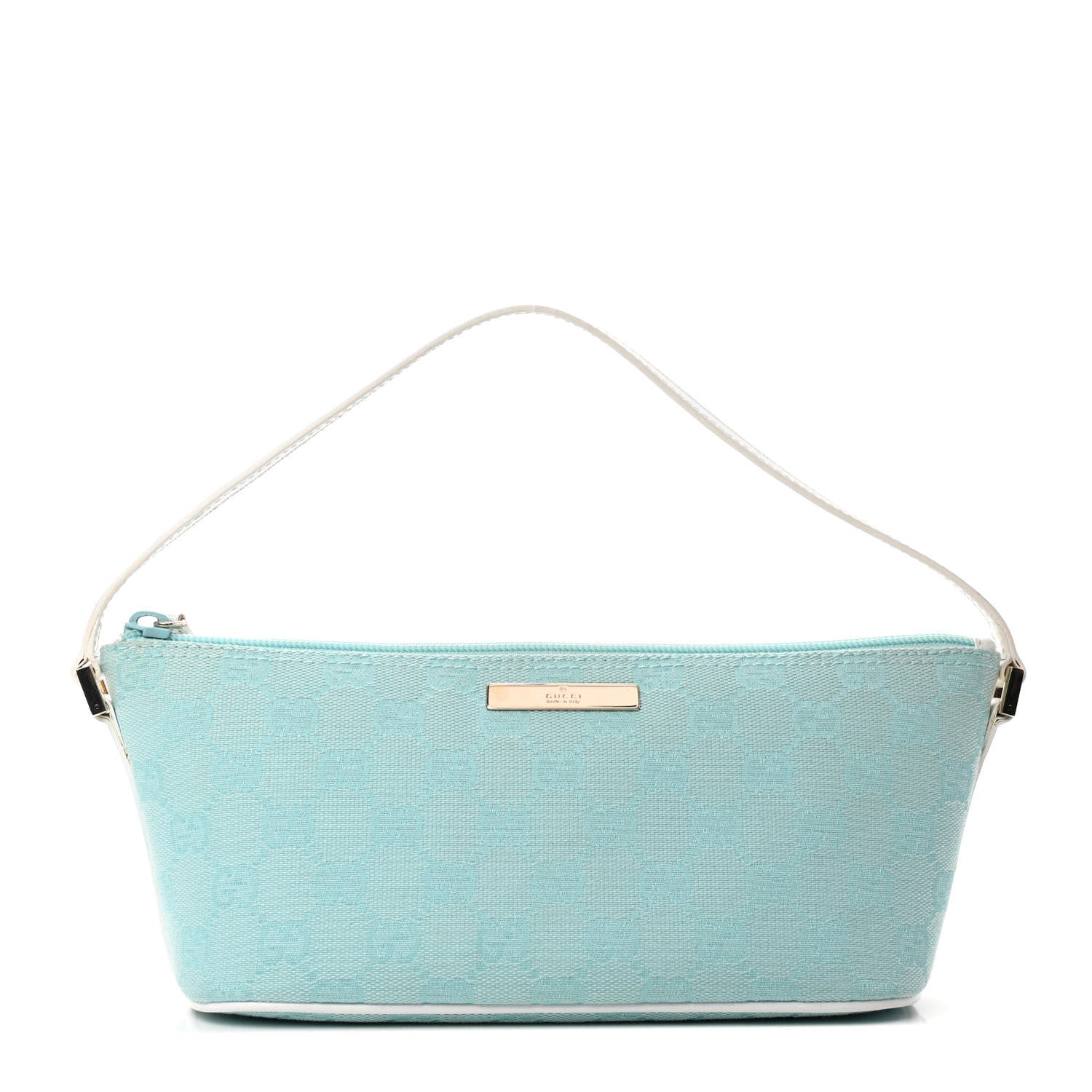Gucci Monogram Boat Pochette Blue 1 of 4