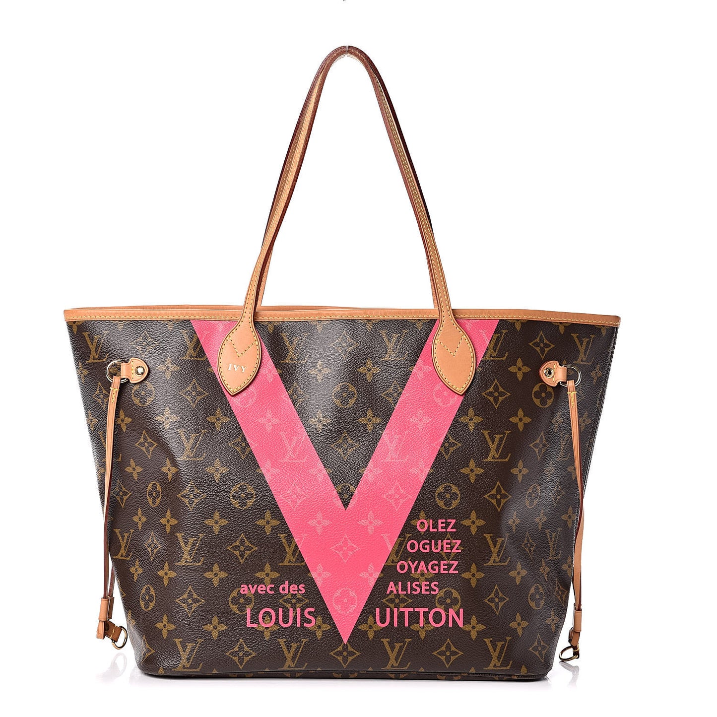 Monogram V Neverfull MM Grenade