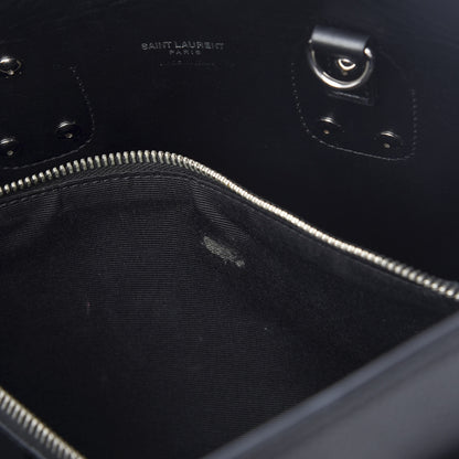 Saint Laurent Grained Calfskin Small Sac De Jour Black 7 of 11