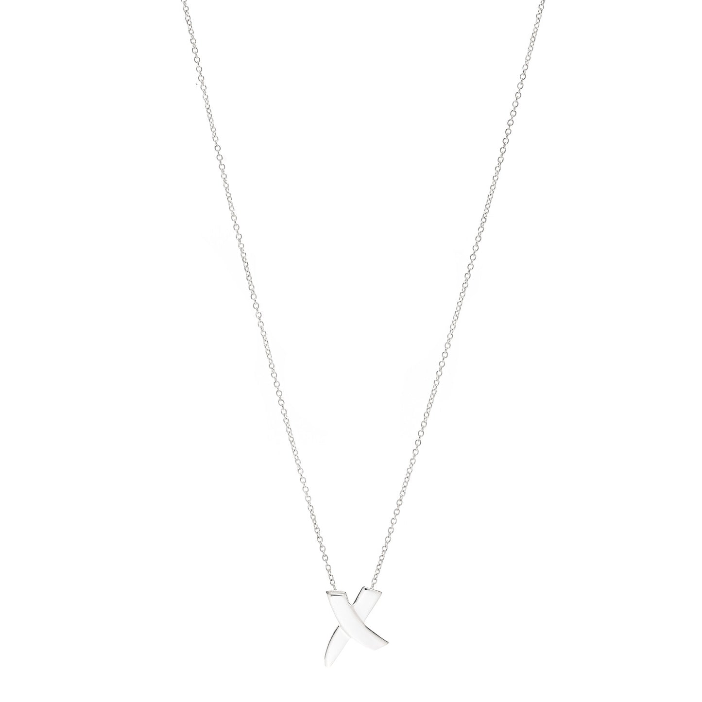 Sterling Silver Paloma Picasso Graffiti X Pendant Necklace