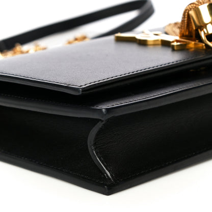 Saint Laurent Smooth Calfskin Classic Monogram Kate Tassel Chain Wallet Black 9 of 21