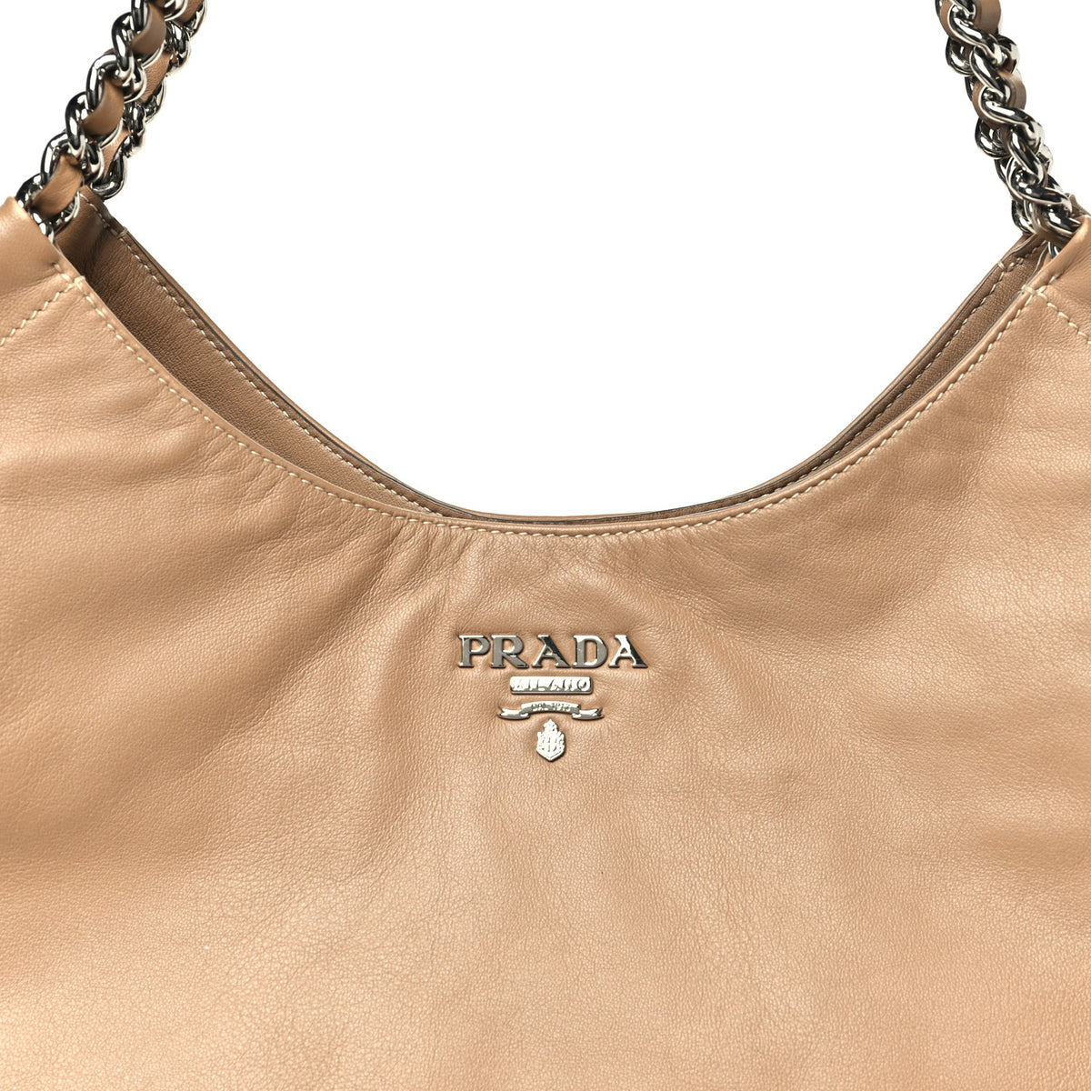 Soft Calf Chain Tote Sughero