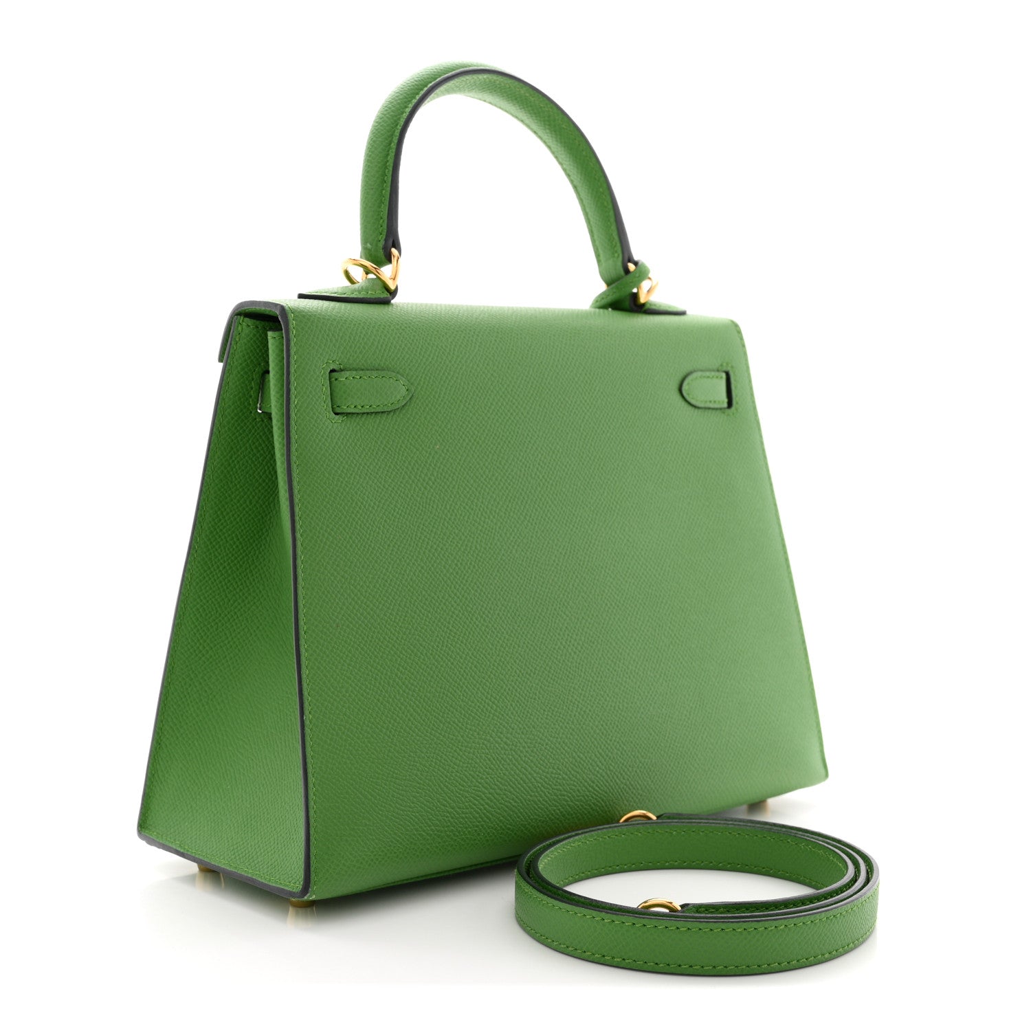 Hermes Epsom Kelly Sellier 25 Vert Yucca 3 of 13