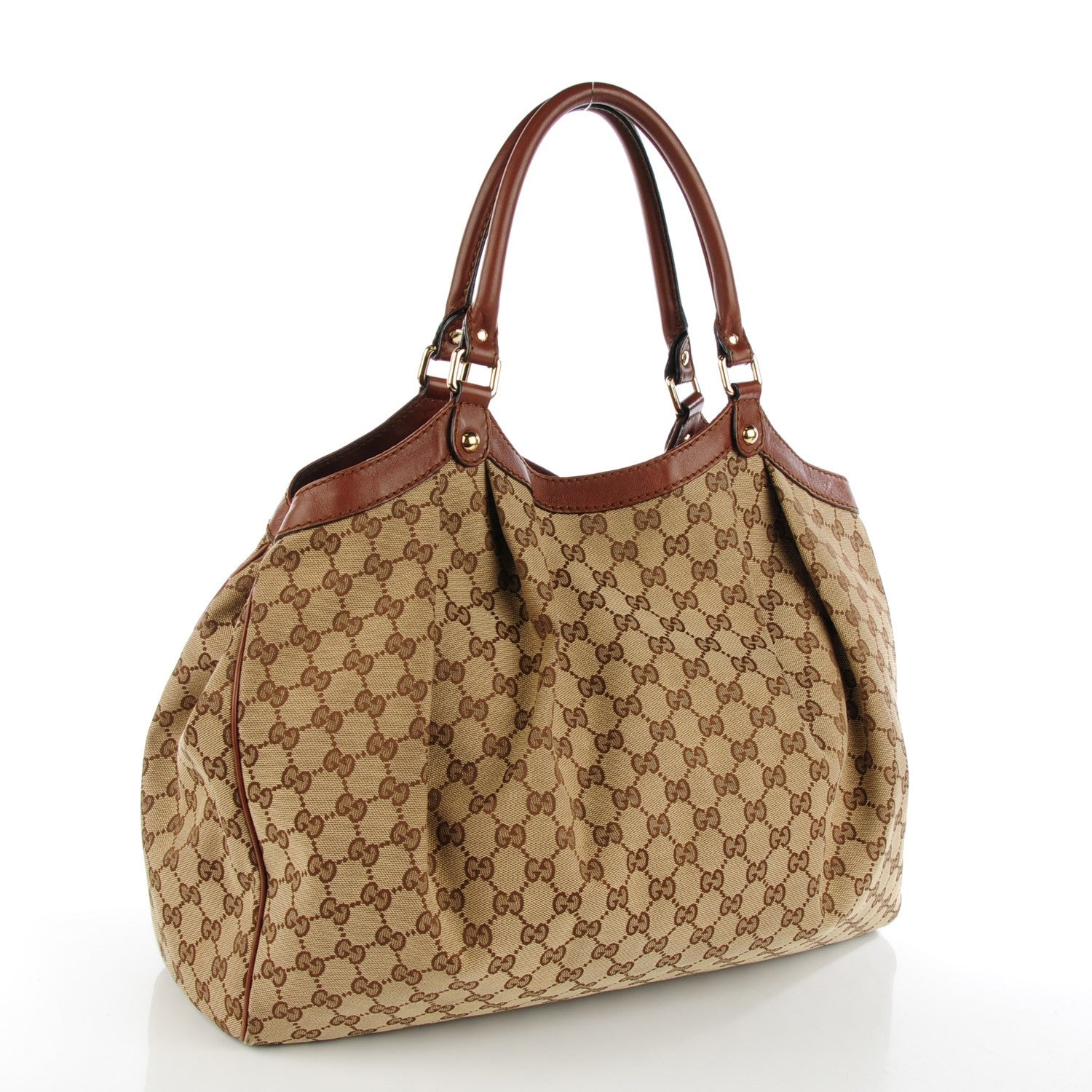 Gucci Monogram Large Sukey Tote Brown 3 of 8