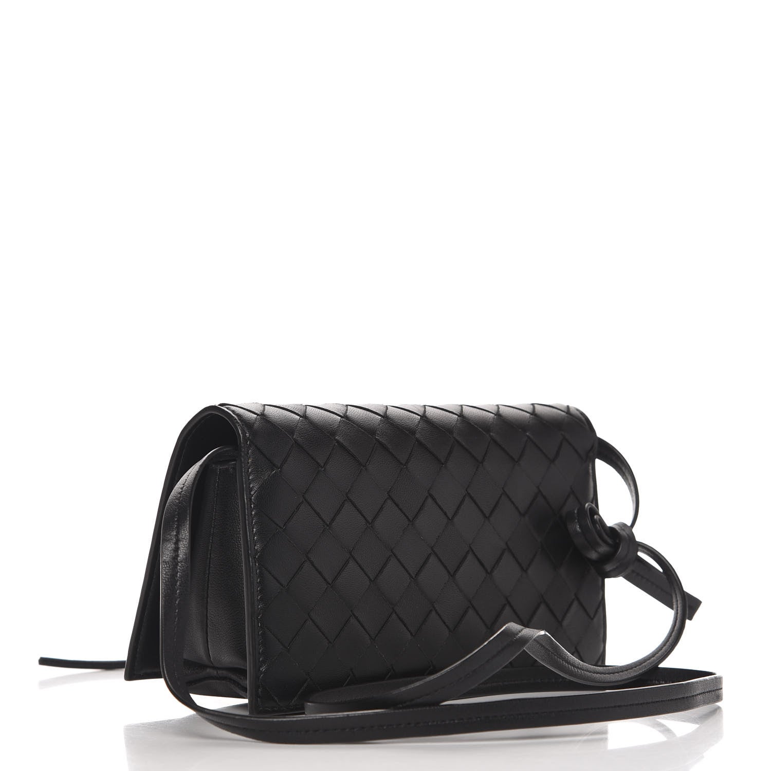 Bottega Veneta Nappa Intrecciato Crossbody Black 3 of 12