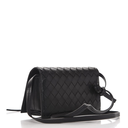 Bottega Veneta Nappa Intrecciato Crossbody Black 3 of 12