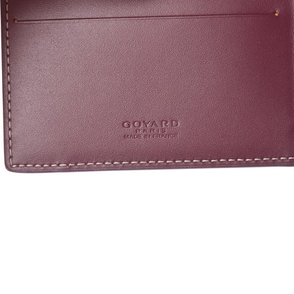 Goyard Goyardine Multi Slot Bi-Fold Wallet Burgundy 6 of 8