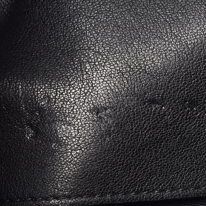 Saint Laurent Sheepskin Matelasse Chevron Monogram Medium College Bag Black 8 of 11