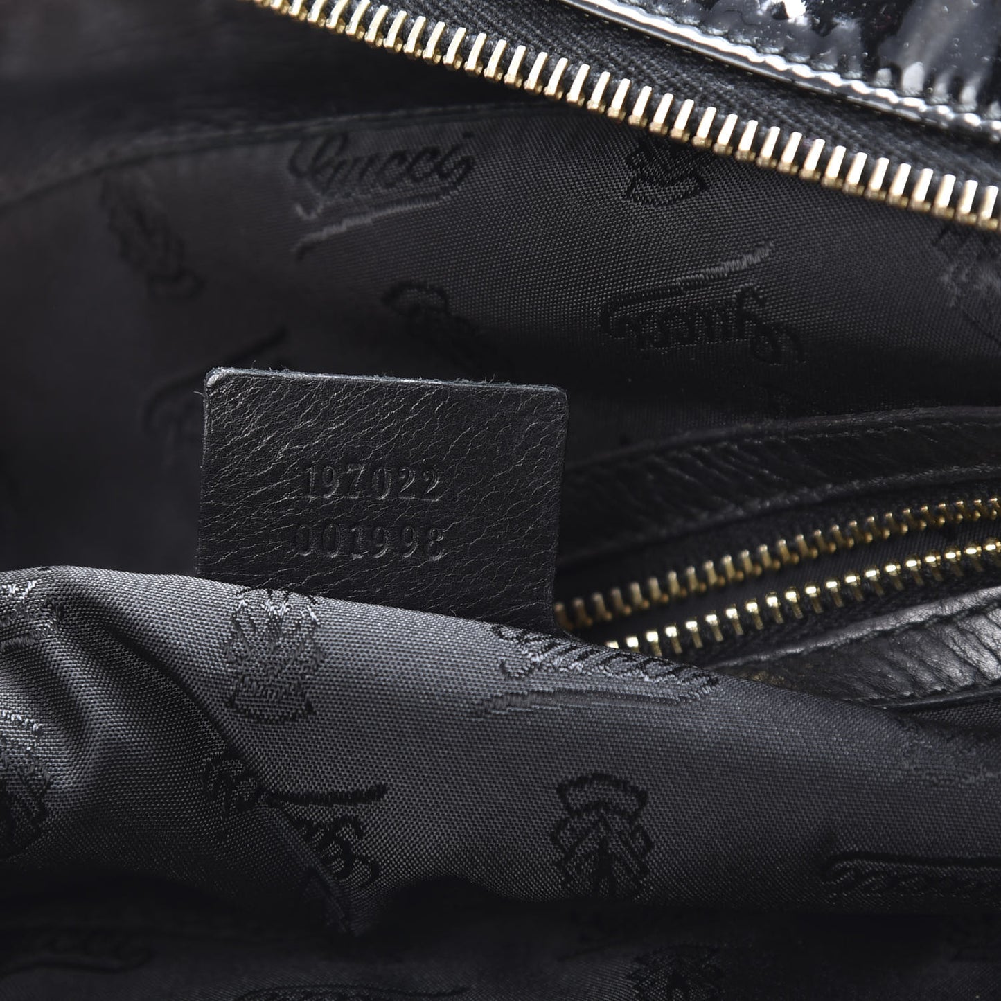 Patent Large Hysteria Tote Black