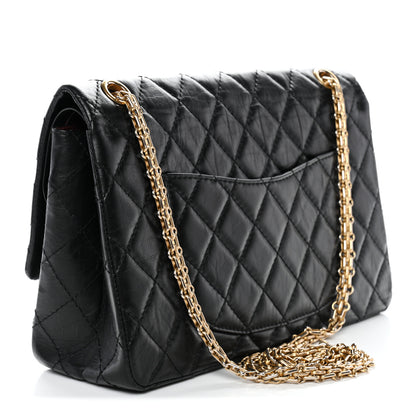 Chanel Aged Calfskin Quilted 2.55 Reissue 226 Flap Black 3 of 11