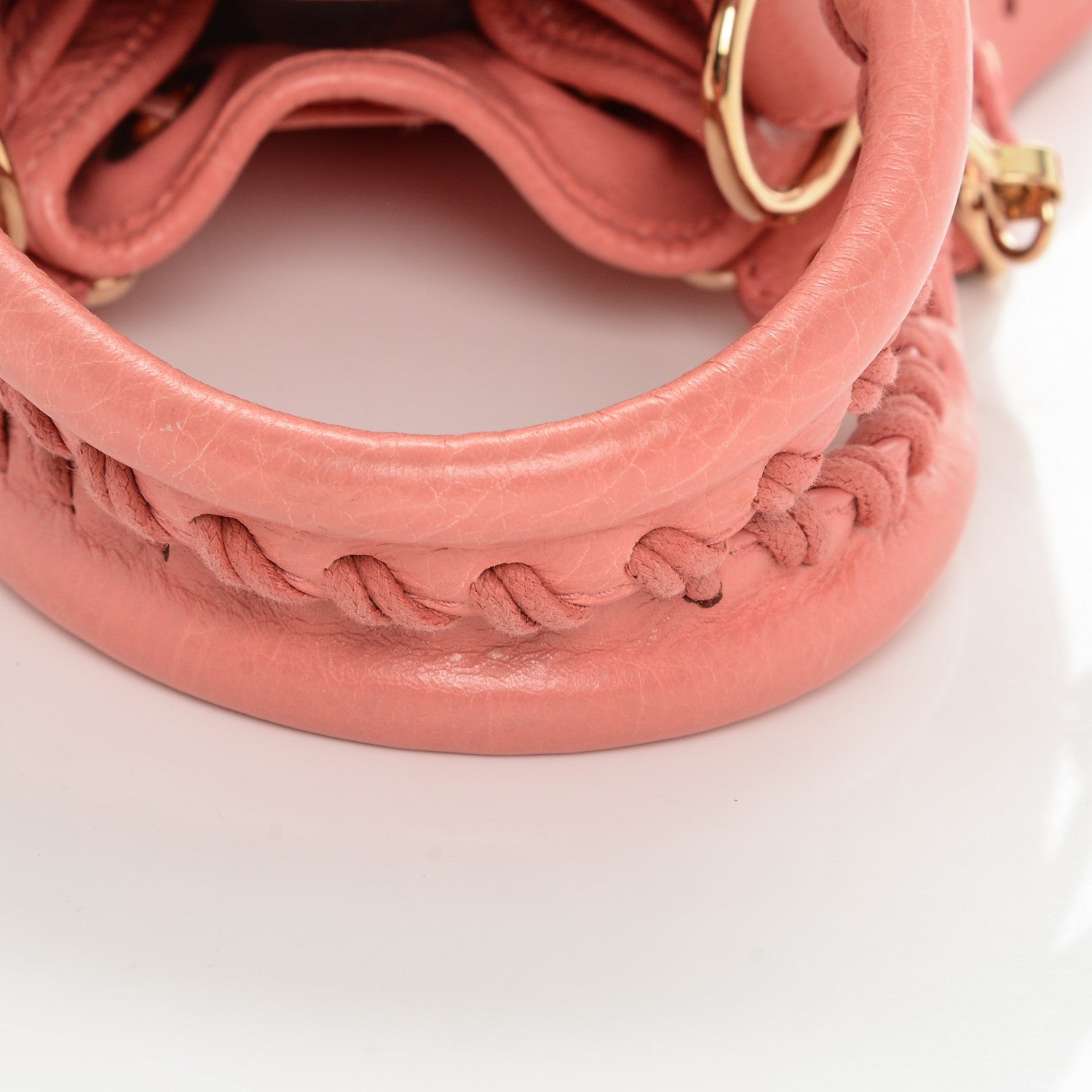 Balenciaga Agneau Giant 12 Gold Hardware Mini Pompon Rose Azalee 11 of 11