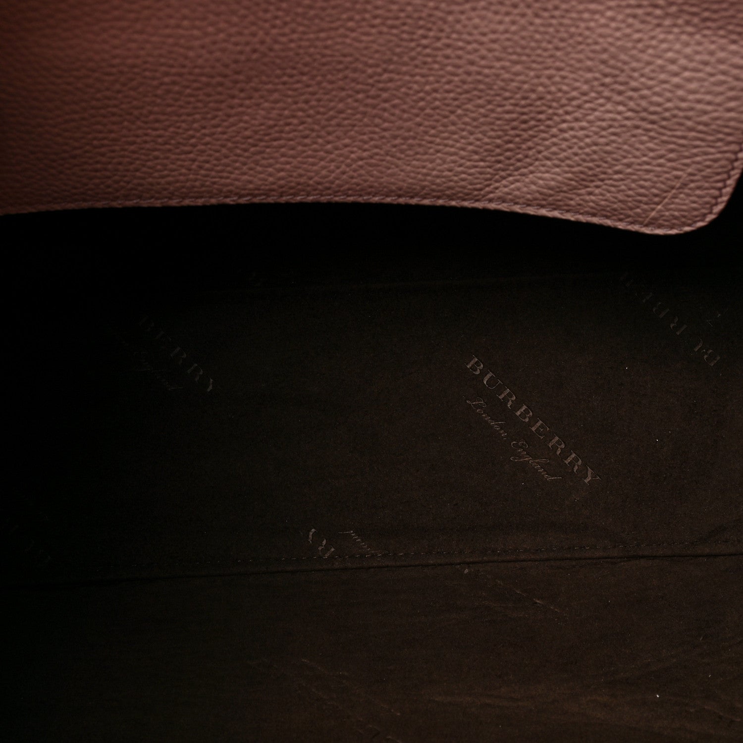 Burberry Grainy Calfskin Remington Tote Pale Ash Rose 5 of 8