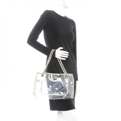Chanel Vinyl Naked Tote Gold 2 of 13