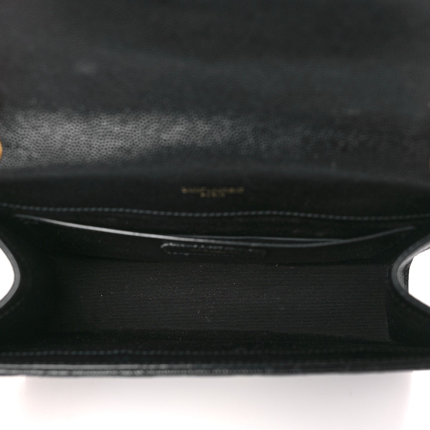 Grain De Poudre Textured Mixed Matelasse Triquilt Medium Monogram Satchel Black