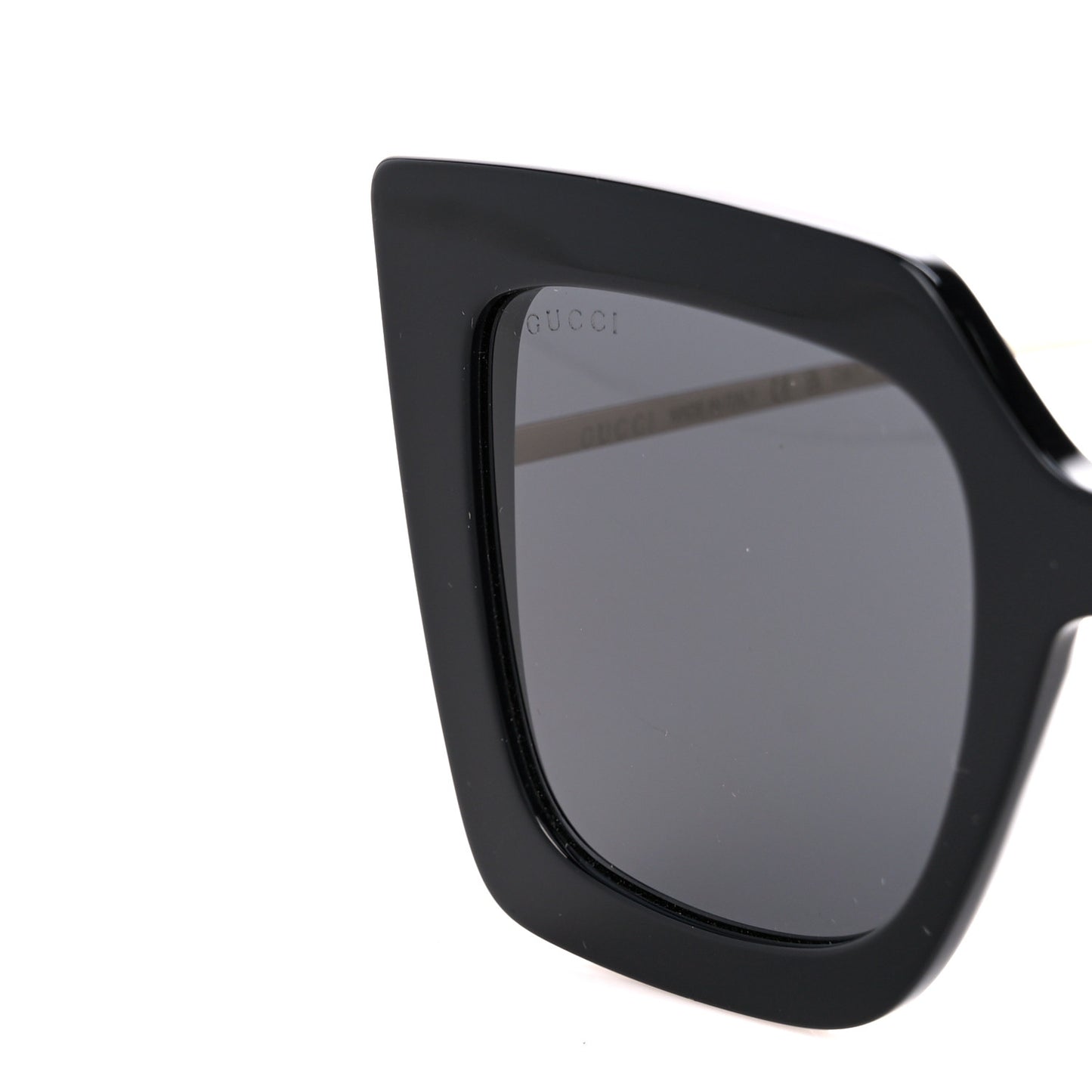 Acetate Oversize Square Frame GG0435S Sunglasses Black