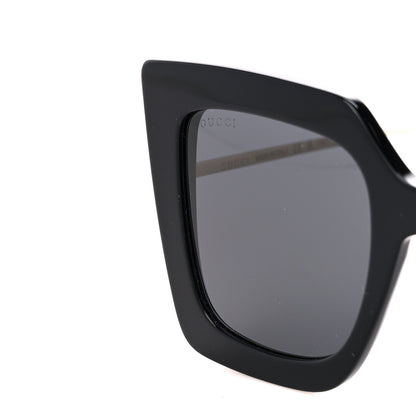 Gucci Acetate Oversize Square Frame GG0435S Sunglasses Black 7 of 7