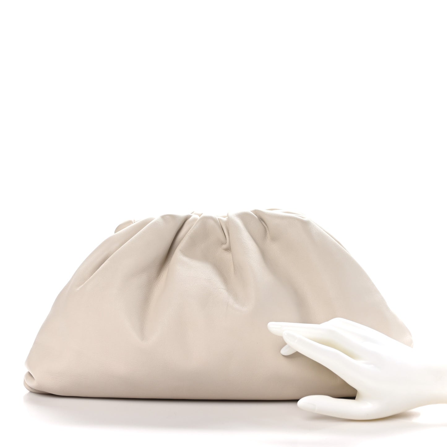 Smooth Butter Calf The Pouch Oversized Clutch Mist