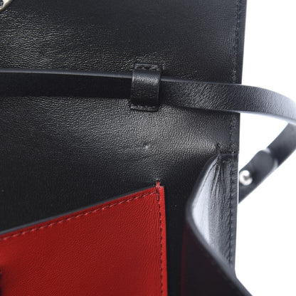 Valentino Garavani Calfskin VCase Chain Wallet Black 11 of 12